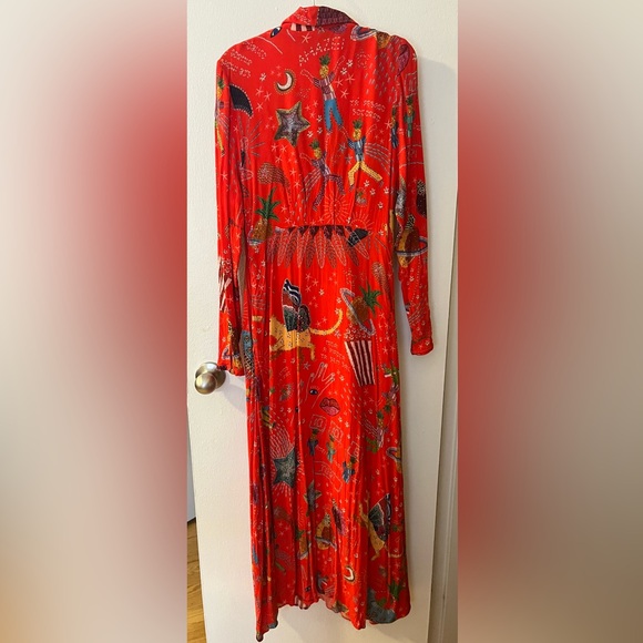 FARM Rio Floral Print Long Dress Size: XS - Picture 5 of 6